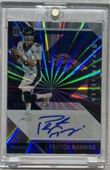 Peyton Manning [Autograph Blue] #22 Football Cards 2016 Panini Unparalleled Prices