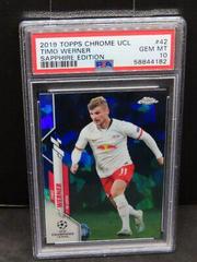 Timo Werner [Red] Soccer Cards 2019 Topps Chrome UEFA Champions League Sapphire Prices
