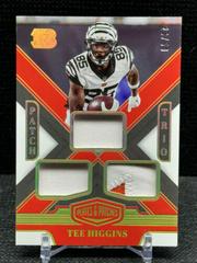 Tee Higgins [Gold] #PT-TH Football Cards 2023 Panini Plates and Patches Patch Trio Prices