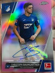 Christoph Baumgartner [Pink Wave] Soccer Cards 2021 Topps Chrome Bundesliga Autographs Prices