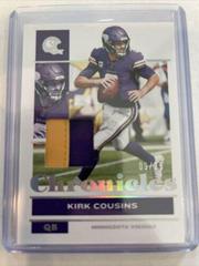 Kirk Cousins [Jersey Prime] #51 Football Cards 2021 Panini Chronicles Prices