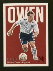 Michael Owen [Red] Soccer Cards 2017 Panini Nobility Prices