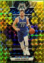 Luka Doncic [Gold] #1 Basketball Cards 2022 Panini Mosaic Prices