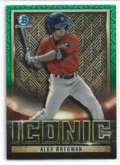 Alex Bregman [Green] #BI-17 Baseball Cards 2023 Bowman Chrome Iconic Prices