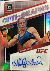 Holly Holm #OG-HHM Ufc Cards 2022 Panini Donruss Optic UFC Opti Graphs Prices