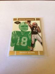 Brady Quinn #55 Football Cards 2007 Topps CO Signers Prices