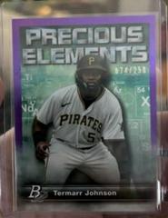Termarr Johnson [Purple] Baseball Cards 2023 Bowman Platinum Precious Elements Prices