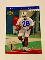 Marshall Faulk [Electric Silver] #7 Football Cards 1994 Upper Deck Prices