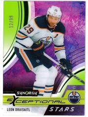 Leon Draisaitl [Green] Hockey Cards 2021 Upper Deck Synergy Exceptional Stars Prices