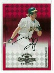 Jason Giambi [Autograph] Baseball Cards 1998 Donruss Signature Prices
