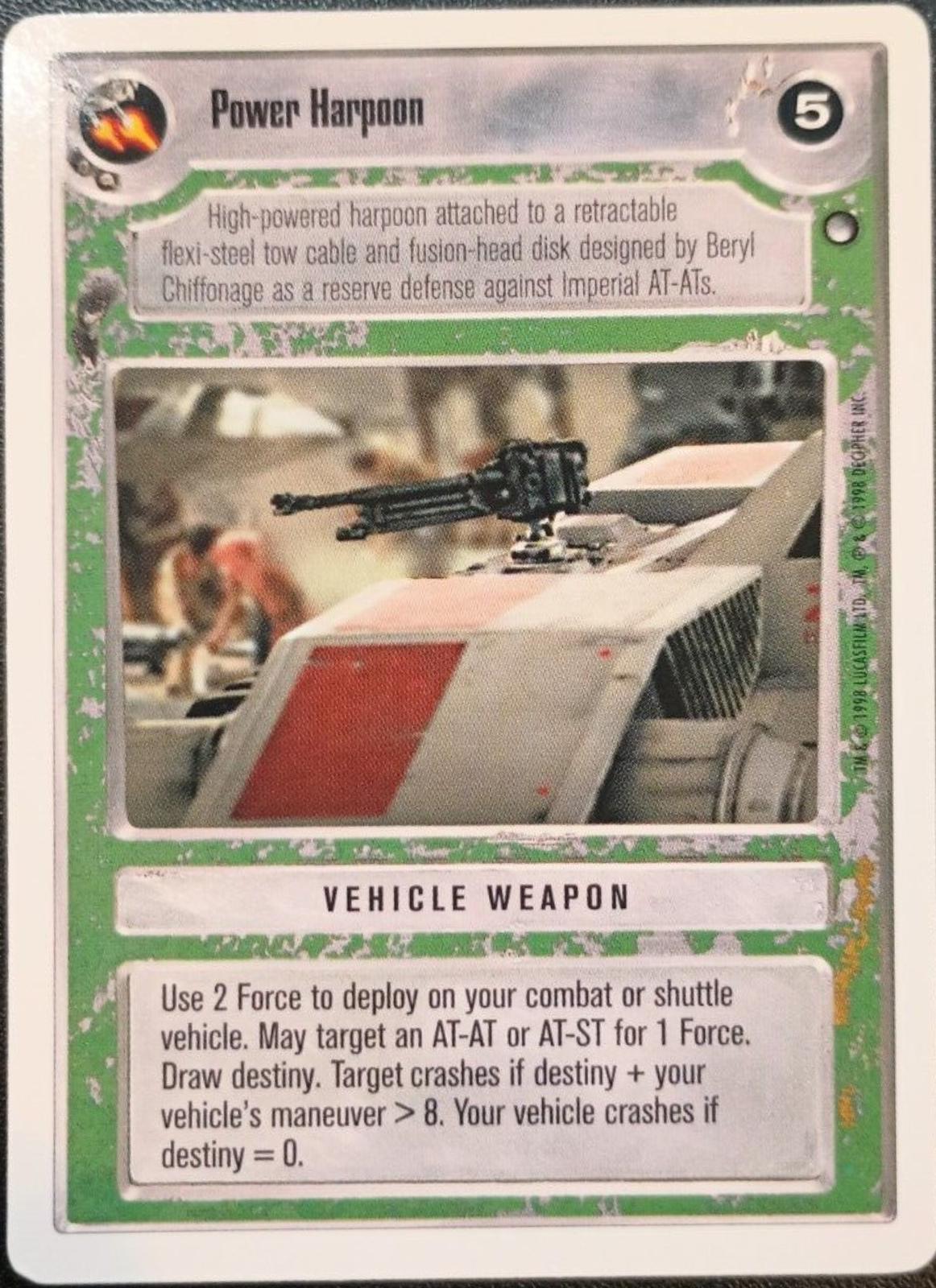 Power Harpoon [Revised] Star Wars CCG Hoth