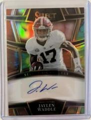 Jaylen Waddle [Tie Dye] #S-JW Football Cards 2023 Panini Select Draft Picks Signatures Prices