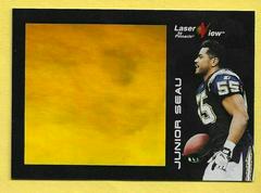Junior Seau [Gold] Football Cards 1996 Pinnacle Laser View Prices