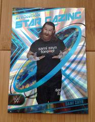 Sami Zayn [Sunburst] #12 Wrestling Cards 2023 Panini Revolution WWE Star Gazing Prices