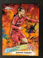 Indiana Vassilev [Orange] Soccer Cards 2023 Topps Chrome MLS Future Stars Prices