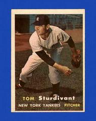 Tom Sturdivant #34 Baseball Cards 1957 Topps Prices