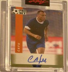 Cafu [Orange] Soccer Cards 2022 Pro Set Autographs Prices