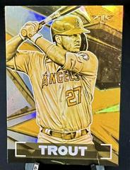 Mike Trout [Gold Minted] #1 Baseball Cards 2021 Topps Fire Prices