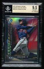 Ronald Acuna #BSU-RA Baseball Cards 2017 Bowman Chrome Scouts' Updates Prices