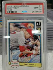 Mike Trout #1 Baseball Cards 2016 Panini Donruss 1982 Prices