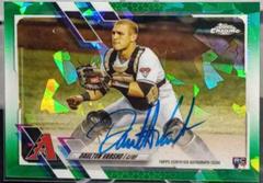 Daulton Varsho [Green] #RA-DV Baseball Cards 2021 Topps Chrome Sapphire Rookie Autographs Prices