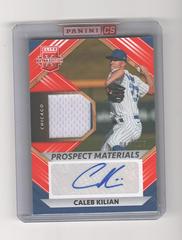 Caleb Kilian Baseball Cards 2022 Panini Elite Extra Edition Prospect Materials Signatures Prices