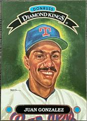 Juan Gonzalez #DK-7 Baseball Cards 1993 Panini Donruss Diamond Kings Prices