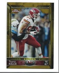 Travis Kelce [Gold Refractor] #86 Football Cards 2015 Topps Chrome Prices