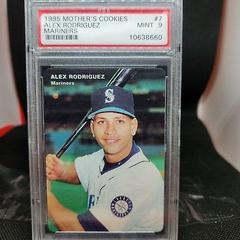 Alex Rodriguez [Mariners] Baseball Cards 1995 Mother's Cookies Mariners Prices