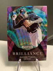 Tucker Toman [Purple Wave] #BR-TT Baseball Cards 2022 Panini Prizm Draft Picks Brilliance Prices