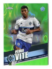 Pedro Vite [Neon Green Lava] Soccer Cards 2022 Topps Chrome MLS Prices