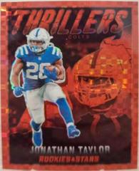 Jonathan Taylor [Red Plaid] #TH-12 Football Cards 2022 Panini Rookies & Stars Thrillers Prices