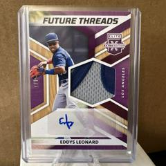 Eddys Leonard [Purple] #FTS-EL Baseball Cards 2022 Panini Elite Extra Edition Future Threads Signatures Prices