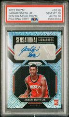 Jabari Smith Jr. [Mojo] #SS-JB Basketball Cards 2022 Panini Prizm Sensational Signatures Prices