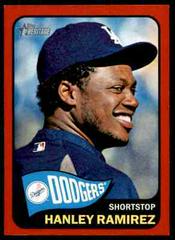 Hanley Ramirez [Portrait Red Border] #437 Baseball Cards 2014 Topps Heritage Prices