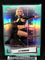 Liv Morgan [Aqua Refractor] Wrestling Cards 2021 Topps Chrome WWE Prices