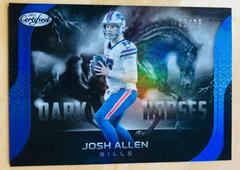 Josh Allen [Blue] #DH-14 Football Cards 2021 Panini Certified Dark Horses Prices
