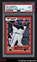 Ken Griffey Jr. [Baseball's Best Silver] #13 Baseball Cards 2001 Donruss Prices