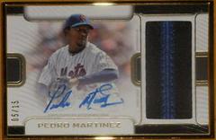 Pedro Martinez #FAC-PMA Baseball Cards 2023 Topps Definitive Framed Autograph Patch Collection Prices
