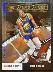 Kevin Durant [Holo] #1 Basketball Cards 2019 Panini Hoops Lights Camera Action Prices