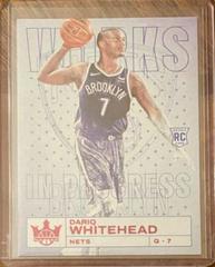 Dariq Whitehead [Ruby] #7 Basketball Cards 2023 Panini Court Kings Works in Progress Prices