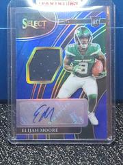 Elijah Moore [Blue] #RSM-EMO Football Cards 2021 Panini Select Rookie Signature Memorabilia Prices