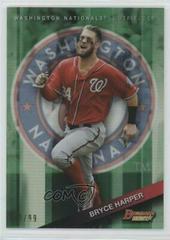 Bryce Harper [Green Refractor] #25 Baseball Cards 2015 Bowman's Best Prices