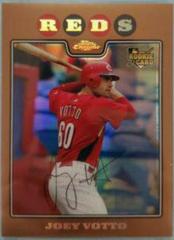 Joey Votto [Copper Refractor] #196 Baseball Cards 2008 Topps Chrome Prices