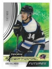 Cole Sillinger #EF-CS Hockey Cards 2021 Upper Deck Synergy Exceptional Futures Prices