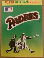 San Diego Padres Baseball Cards 1990 Fleer Action Series Stickers Prices