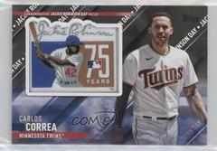 Carlos Correa [Black] Baseball Cards 2022 Topps Update Special Event Patch Relics Prices