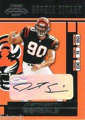 Justin Smith [Autograph] Football Cards 2001 Playoff Contenders Prices