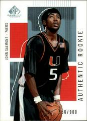 John Salmons Basketball Cards 2002 SP Game Used Prices