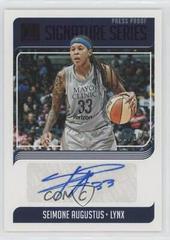 Seimone Augustus [Press Proof Purple] #SS-SAS Basketball Cards 2019 Panini Donruss WNBA Signature Series Prices